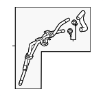 97540F2100 - Cooling System: Hose &amp; Tube Assembly for Hyundai Image
