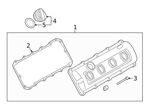 Valve & Timing Covers for 2009 Audi S5 #0