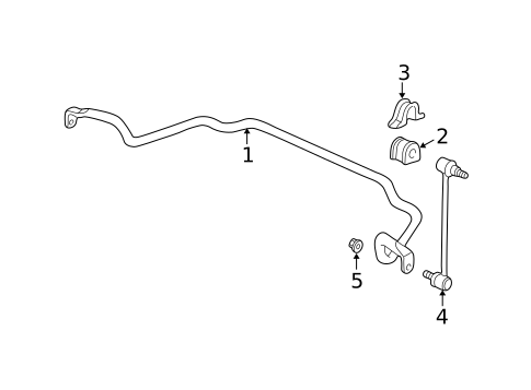 Stabilizer Bar & Components for 2010 Honda Ridgeline #0