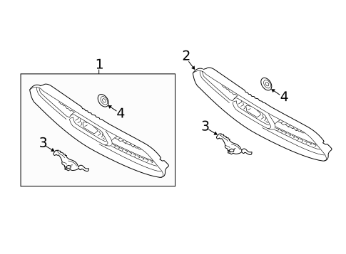 Grille & Components for 2015 Ford Mustang #0
