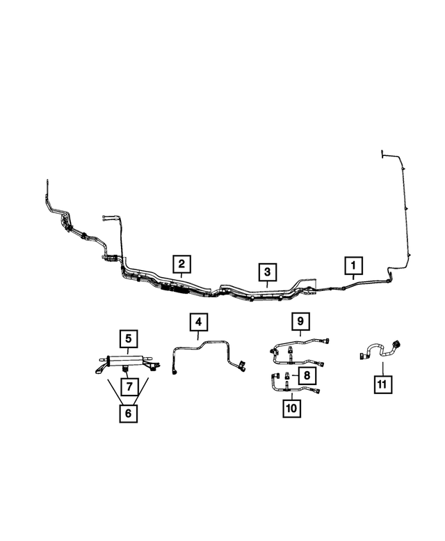 68137864AC - Fuel: Fuel Supply Tube for Mopar Image image
