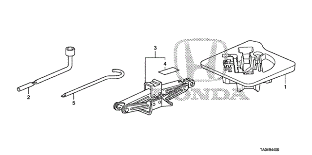 Tools - Jack for 2010 Honda Accord #0