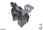 61337011169 - Vehicle Electrical System: Holder with Fanfare Horns for BMW Image