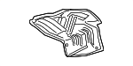 74654TP6A00 - Body: Floor Pan Heat Shield for Honda Image