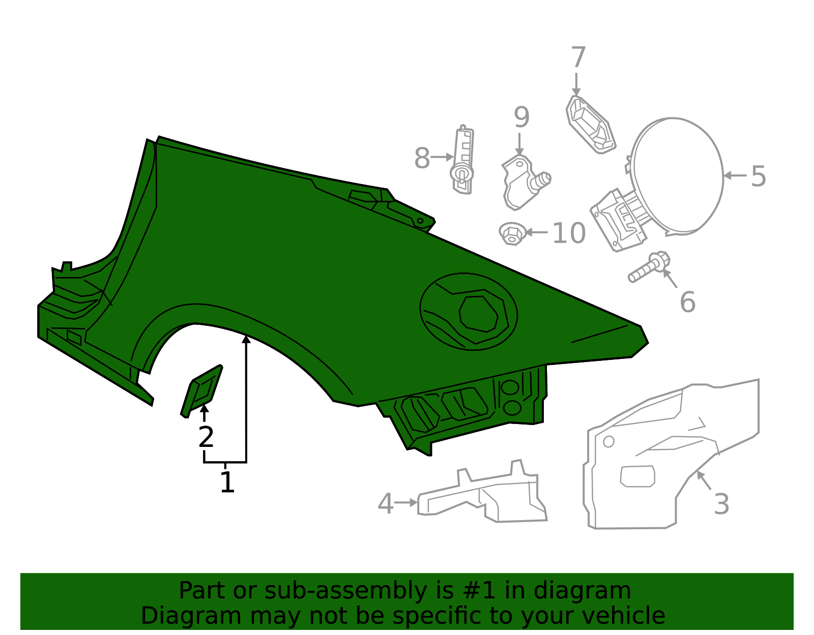 N2Y1-71-41XB - Quarter Panel - 2017-2025 Mazda MX-5 Miata | Mazda Swag