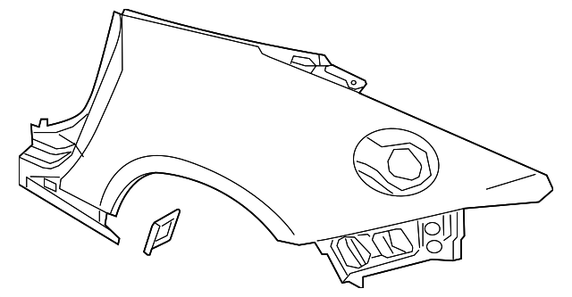 2017-2024 Mazda MX-5 Miata Quarter Panel - Driver's Side (LH) N2Y8