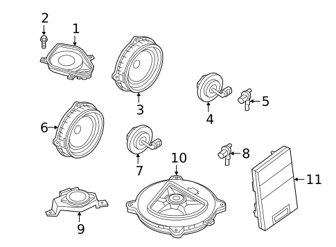 Antenna & Radio for 2019 Genesis G90 #1