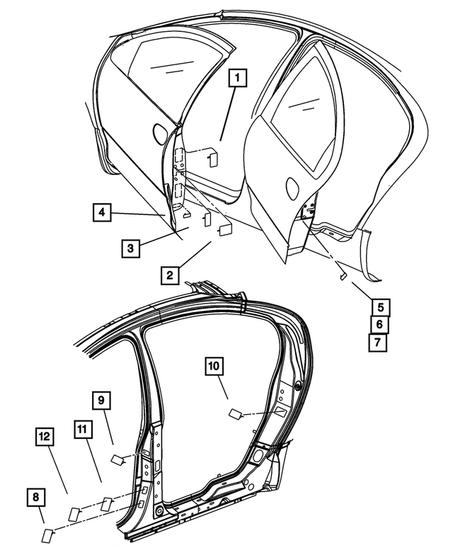 4664294AB - Labels All Vehicle Locations: Air Bag Warning Label for Mopar Image