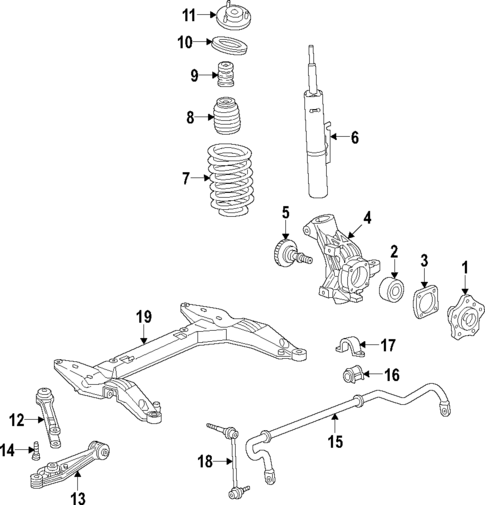 Front Suspension for 2015 Porsche Boxster #0