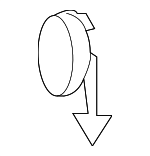 99750570301G2X - : Tow Eye Cap for Porsche: 911 Image