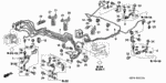 46377SDBA01 - Chassis: PIPE X, BRAKE for Acura Image