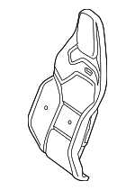 2059107739 - Body: Seat Back Pad for Mercedes-Benz Image