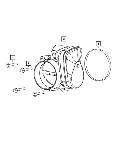 Throttle Body for 2022 Chrysler 300 #0