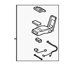 7283050C50A1 - Body: Armrest Assembly for Lexus: LS460, LS600h Image