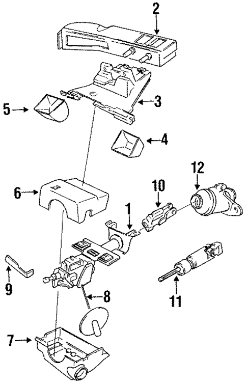 Shaft & Internal Components for 1994 Chrysler Concorde #0