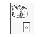 8433260490 - : Hazard Switch for Lexus: GX550 Image