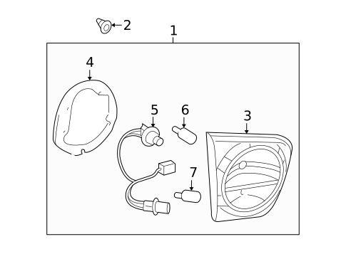 Backup Lamps for 2021 Toyota Sequoia #0