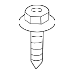 9015950388 - Body: Grille Screw for Lexus: GX460, LX570, LX600, LX700h, NX200t, NX250, NX300, NX300h, NX350, NX350h, NX450h+, RX350, RX350L, RX450h, RX450hL, RZ300e, RZ450e Image