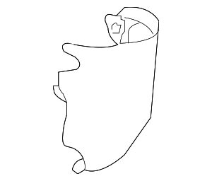 9977318120201C - Body: Interior Rear View Mirror Cover for Porsche Image