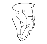 9977318110201C - Body: Mirror Inside Cover for Porsche: 911, Boxster, Cayman Image