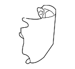 9977318120201C - Body: Mirror Inside Cover for Porsche: 911, Boxster, Cayman Image