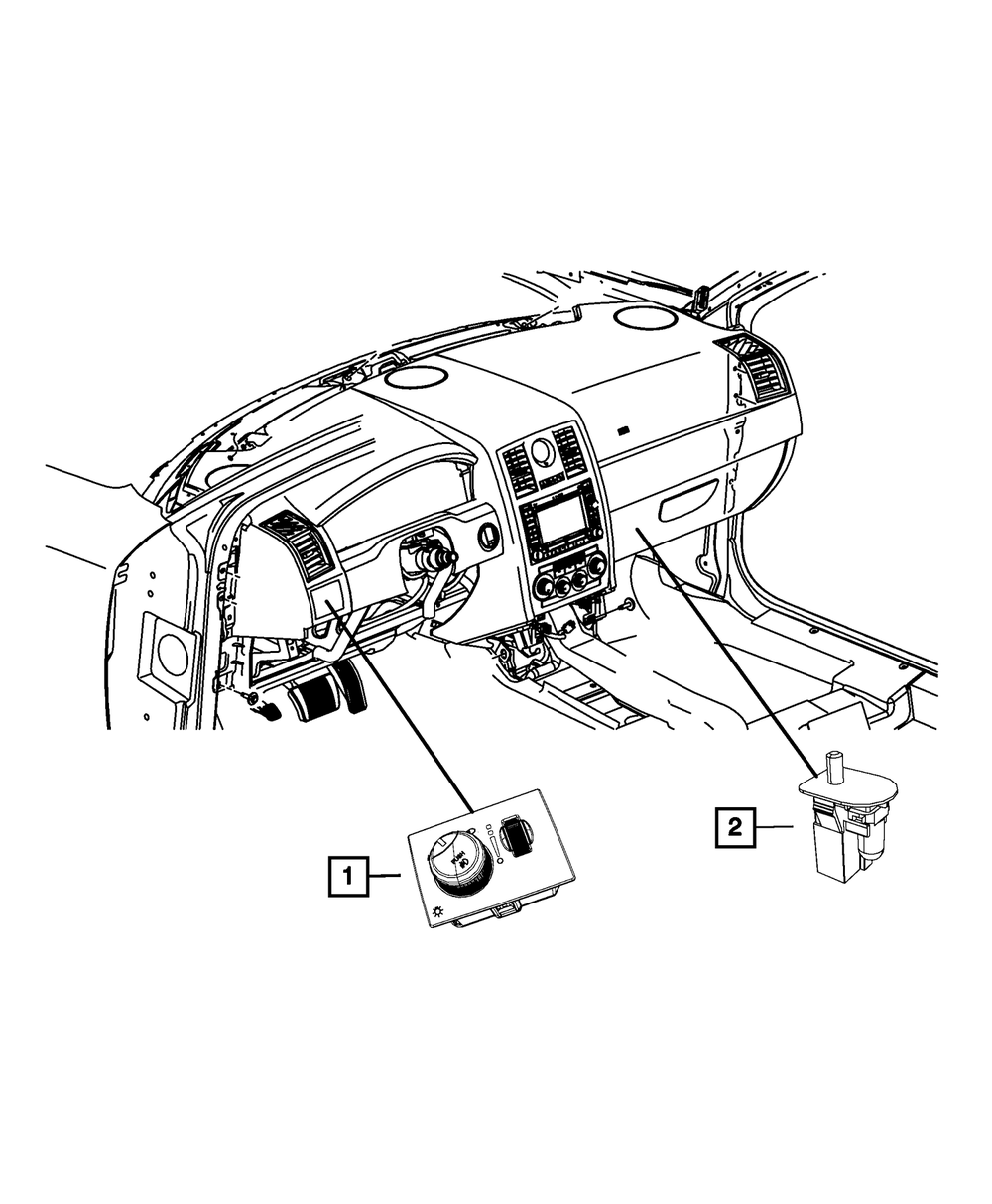 Headlamp Switch - Mopar (68041761AD)