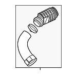 282722T000 - Cooling System: Inlet Pipe for Genesis: G80, GV70, GV80 Image