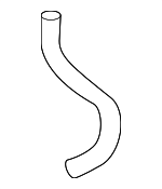 282372G400 - Cooling System: Vacuum Tube for Genesis: G80, GV70, GV80 | Hyundai: Santa Fe, Santa Fe Sport, Sonata Image