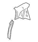 4N0809851TA - Body: Inner Wheelhouse for Audi: A8 Quattro, S8 Image