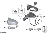 51165A6EC50 - : Repair Cable Mirror Glass for BMW Image