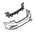 8Y5807067GRU - : Bumper Cover for Audi: A3, A3 Quattro Image