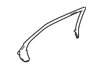 23456476 - : Rear Driver Side Door Window Garnish Molding for Cadillac: CTS Image