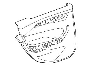 84112734 - : Part# 84112734 Vecchio Front Passenger Side Door Trim for Cadillac: CTS Image