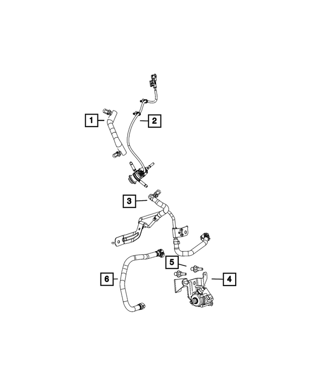68614654AA - : Coolant Hose for Mopar Image