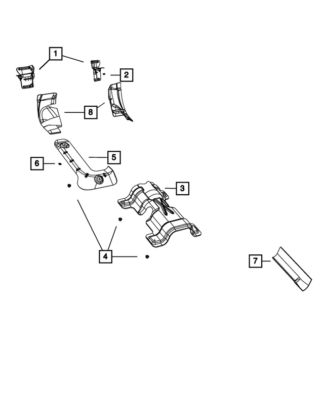 6104710AA - Exhaust: Hex Flange Lock Nut for Mopar Image