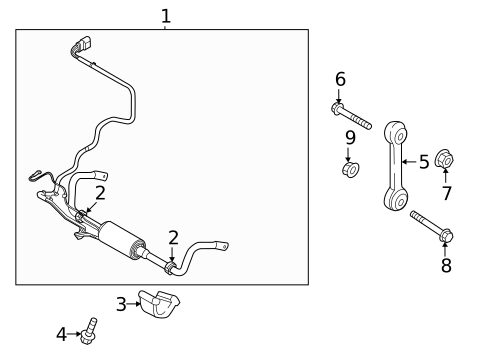 Stabilizer Bar & Components for 2022 Audi SQ7 #1