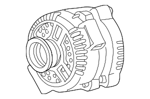 GLV9057RM - Electrical: Motorcraft Alternator for Ford Image