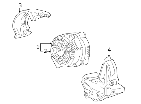 Alternator/Generator & Related Components for 2002 Ford Explorer Sport #0