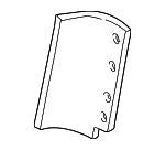 5DH04MB7 - Body: Lower Trim for Dodge: B150, B250, B350 Image