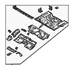 65510AT000 - Body: Floor Pan Assembly for Kia: Niro Image