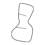 60438S9AA00ZZ - : 2002-2006 Honda CR-V - Bracket R Front Fender for Honda: CR-V Image