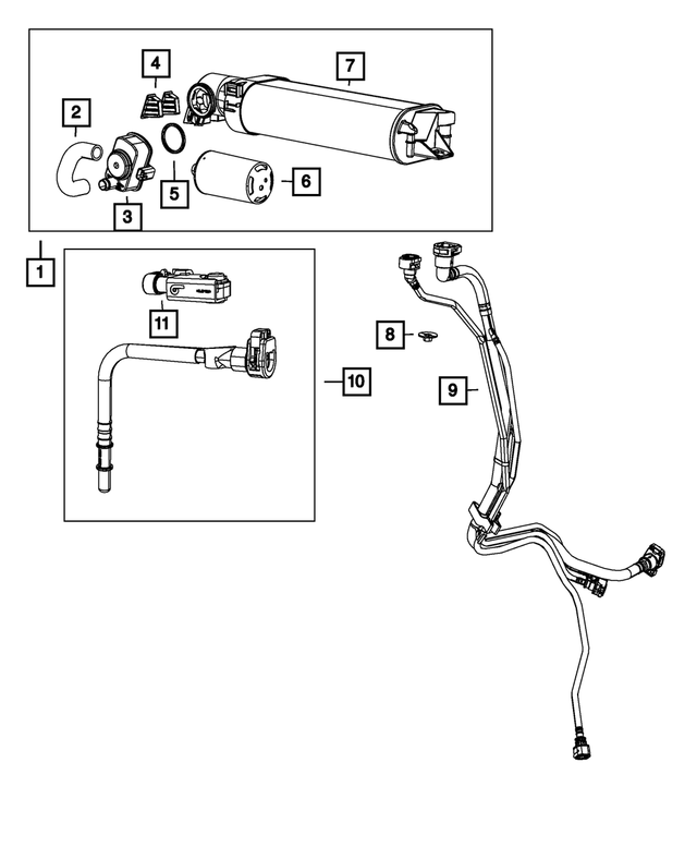 68401344AF - Emission Controls: Vapor Canister for Mopar Image