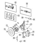 5019981AA - Service Brakes: Brake Rotor for Mopar Image
