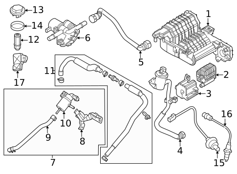 Emission Components for 2023 Kia Niro #0