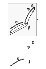D10E51RC0H - Body: Lower Molding for Mazda: CX-3 Image