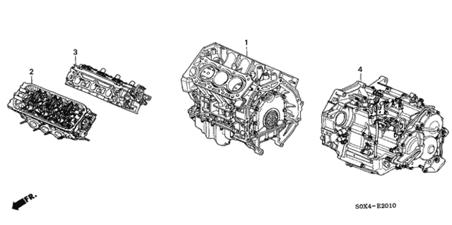 Engine Assy. - Transmission Assy. for 2003 Honda Odyssey #0