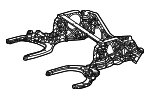 1923501200 - Suspension: Suspension Cross-member for Mercedes-Benz Image