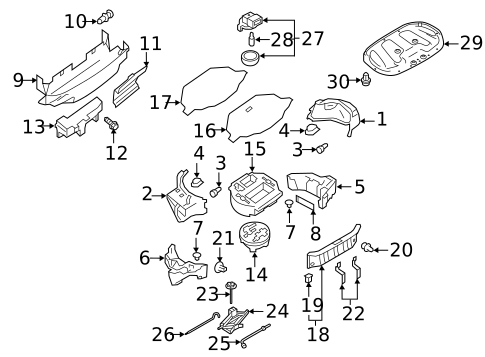 Interior Trim - Rear Body for 2019 Nissan 370Z #0