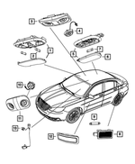 5JG55HL1AD - Electrical: Dome Lamp for Mopar Image