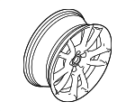 DG1Z1007K - Suspension: Wheel, Alloy for Ford Image